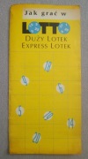 LOTTO miliard w środę, miliard w sobotę ulotka reklamowa.