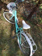 Rower Giulietta, miętowy z koszykiem