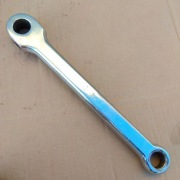 Korba ramie rowerowe PRL Romet 170mm chromowana stal na klin 
