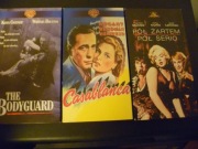 Casablanca, Bodyguard, Pół żartem, pół serio - klasyki kina  3 kasety VHS