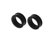 Tunel tunele plug czarny silikonowy silikonu 20 mm