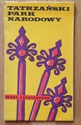 Tatrzański park narodowy: mapa turystyczna 1978 - stara mapa 