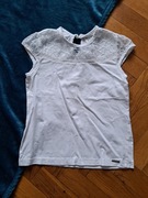 Coccodrillo biała elegancka bluzka koszulka 134 elegant