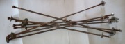8x śruba stalowa M8 pręt gwintowany 63 cm