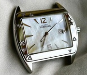 Michel Herbelin Diamonds Ref.12439 Swiss ETA Sapphire Steel Date Watch