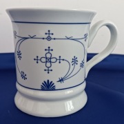 DUŻY KUBEK FILIŻANKA PORCELANA WZÓR SŁOMKOWY 300 ml