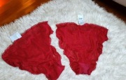 Zestaw komplet 2 sztuk majtek plus size figi czerwone majtki 44/46 majtki