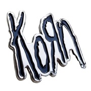 premium! solidny metalowy pin button przypinka Korn