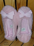 Kapcie baletki cieplutkie - rozmiar 34/35