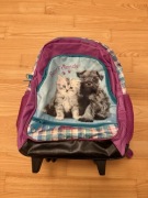 Plecak na kółkach dla dziewczynki