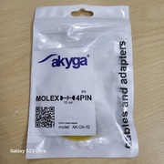 Kabel adapter Akyga AK-CA-12 Molex Męski - P4 Męski 4 Pin 0,15m nowy tanio