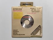 Tarcza Diamentowa Steern Profesional Beton Granit Marmur 125mm Nowa