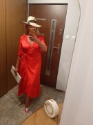 Plazowa- letnia sukienka flamenco,  NEXT, rozm.14, nowa z metką, wiskoza 