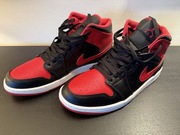 Air Jordan 1 mid Bred roz 44.5 nowe oryginalne