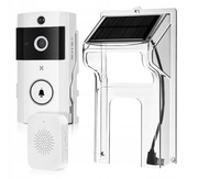 Inteligentny dzwonek wideo U9 kamera wifi panel solarny odbiornik USB nowy