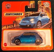 Matchbox 2022 2019 FIAT 500 TURBO 1:64