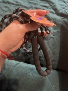 Czarna smycz 1,5m mocna gruba