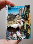 Zagraniczny magnes na lodówkę ALZACJA Francja