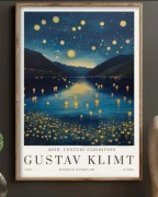 Plakat na materiale winylowym 40x60 Lampiony Gustav Klimt 