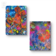 Jesienne zauroczenie,  kompozycja prac akwarela 