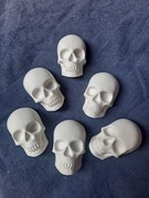 odlew gipsowy 6 x czaszka - na Halloween do dekoracji