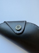 Key Jacket pokrowiec na klucze Miler czarny skórzany 100% skóra Manumi