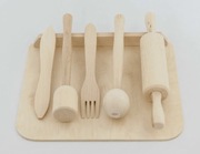 Zestaw mały kucharz 6 elementów +fartuszek