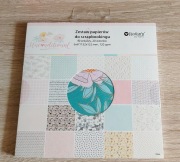 Scrapbooking: blok papierów 15x15 cm - różne wzory