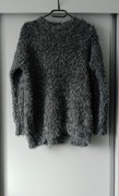 Szary włochaty sweter damski Primark rozm.L