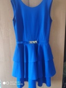 Sukienki wizytowa ,szafirowa.