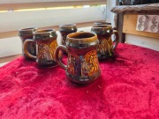 Stare kufle kufel do piwa ceramika porcelit Mirostowice PRL 