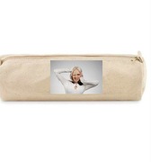 Piórnik szkolny genzie beżowy bawełna dla dzieci