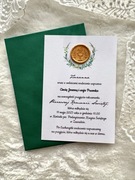 Zaproszenie z lakiem