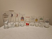 SZKLANKI DO PIWA RÓŻNE - 9 SZTUK !!!!