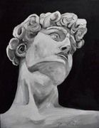 Obraz ręcznie malowany obrazek wystrój 35x46