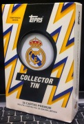 2025-26 Topps Soccer Real Madrid Collector Tin Karty Real Madryt Piłka