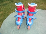 Rolko-wrotki dziecięce trzykółkowe 1+2 ENERO rozm. 26-31