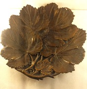 stara Patera liście odlewnia HAG Gliwice super stan sygnowana