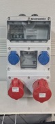 Rozdzielnica elektryczna mennekes amaxx 32A 16A kombinacja gniazd siła 400 