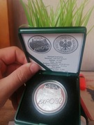 Srebrna moneta 200000 złotych Expo Sevilla 1992 r.