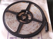 Taśma led biała ciepła wodoodporna 5m zestaw