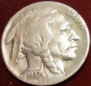 5 cent Buffalo Nickle 1937 S San Francisco rzadka mennica  nr 5