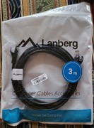 PATCHCORD KAT.5E UTP 3M CZARNY LANBERG