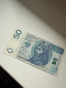 Banknot 50 zł Stan Obiegowy BE8888888 Solid 