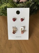 Reserved kolczyki żywica 2 pary zestaw kolczyków