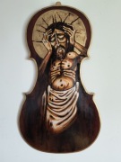 Ikona Jezus Chrystus Frasobliwy wiolonczela kontrabas