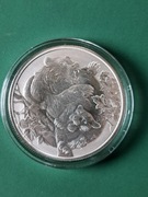 Apex Predator 2022r NOWA 1 OZ SREBRO 999.9  NIUE