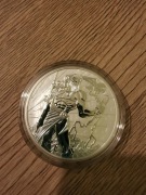 Zeus i Posejdon Tuvalu 1 oz ag. 2 pierwsze z serii