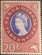 Kenia Uganda Tanganika 1960 QEII SG 183-198 Komplet do 20/- MH