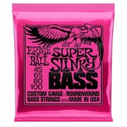 Ernie Ball 2834 Super Slinky struny do gitary basowej 4 strunowej 45-100